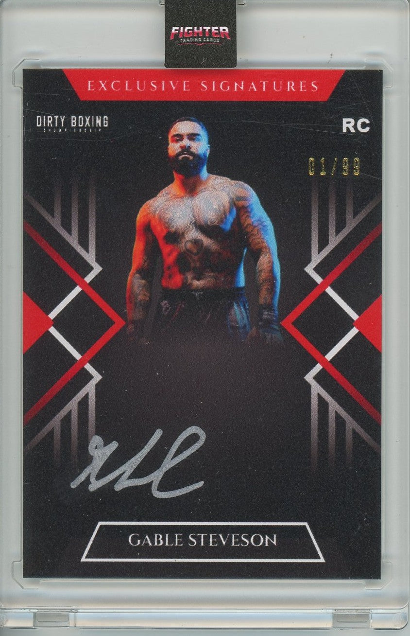 2026 Fighter Trading Cards X Dirty Boxing Gable Steveson Exclusive Signatures Box