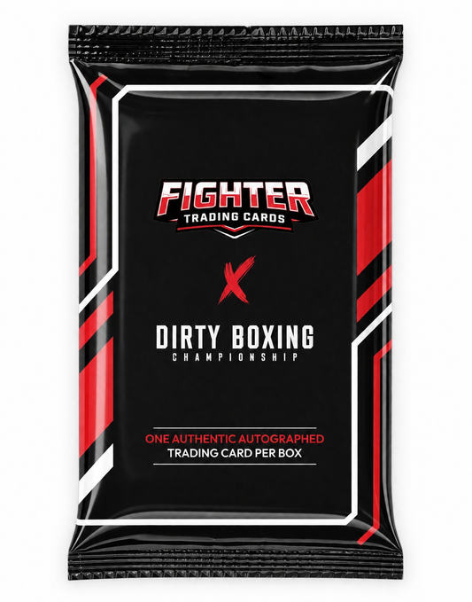 2026 Fighter Trading Cards X Dirty Boxing Gable Steveson Autographed Card Pack