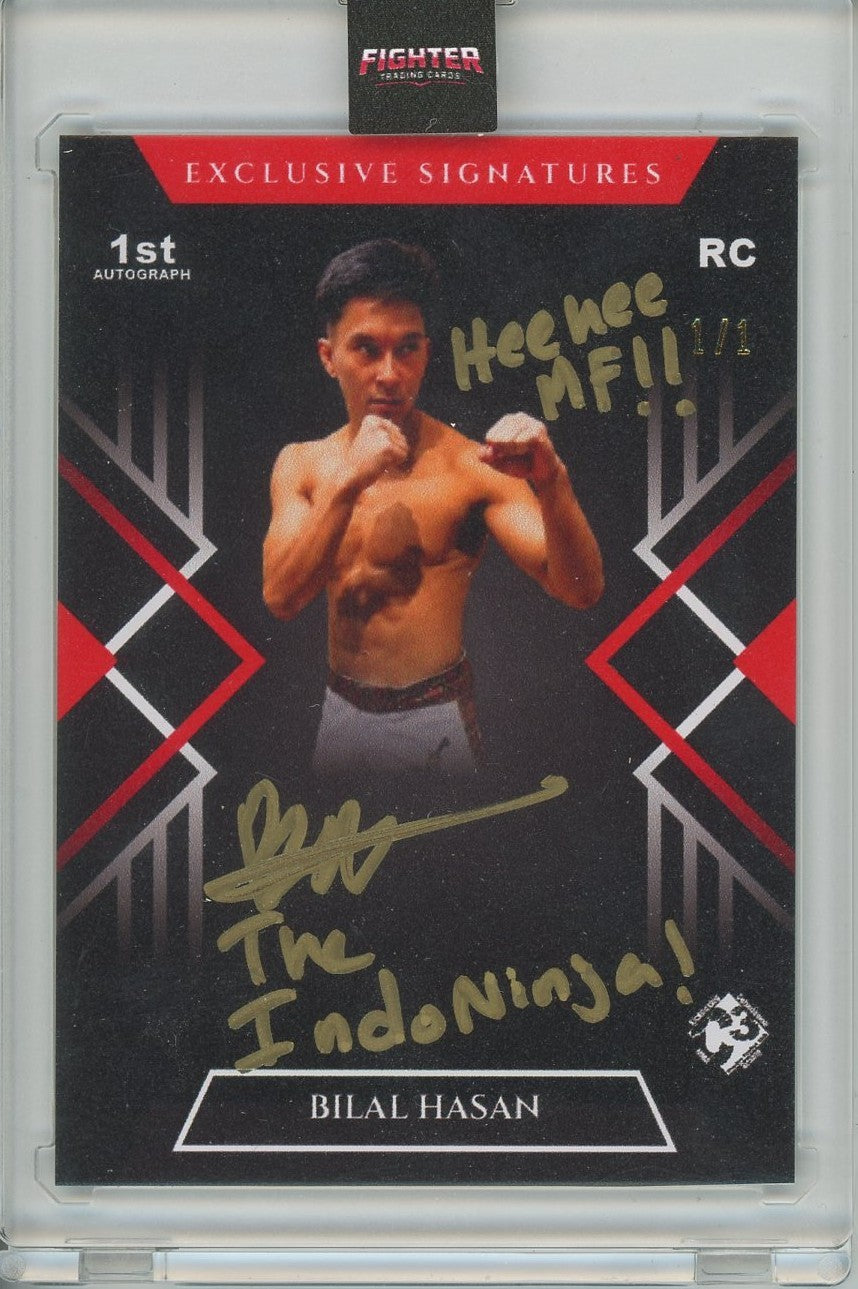 2026 Fighter Trading Cards x Charlies Combat Club Bilal Hasan Exclusive Signatures Box