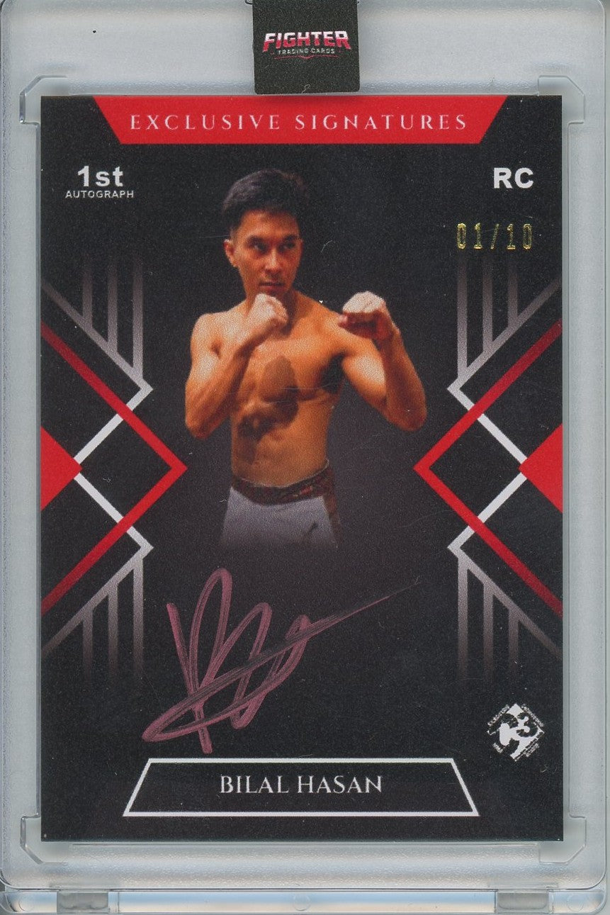 2026 Fighter Trading Cards x Charlies Combat Club Bilal Hasan Exclusive Signatures Box