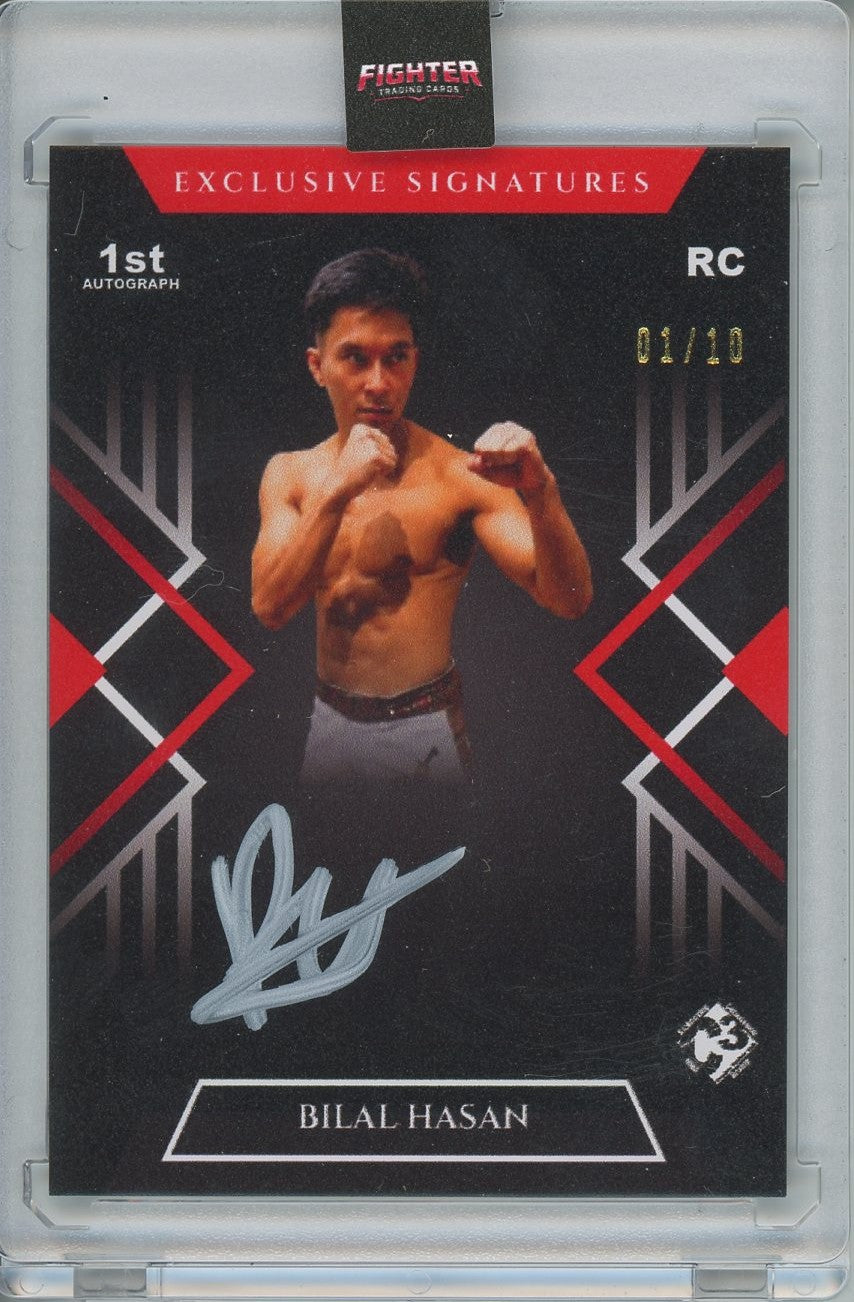 2026 Fighter Trading Cards x Charlies Combat Club Bilal Hasan Exclusive Signatures Box