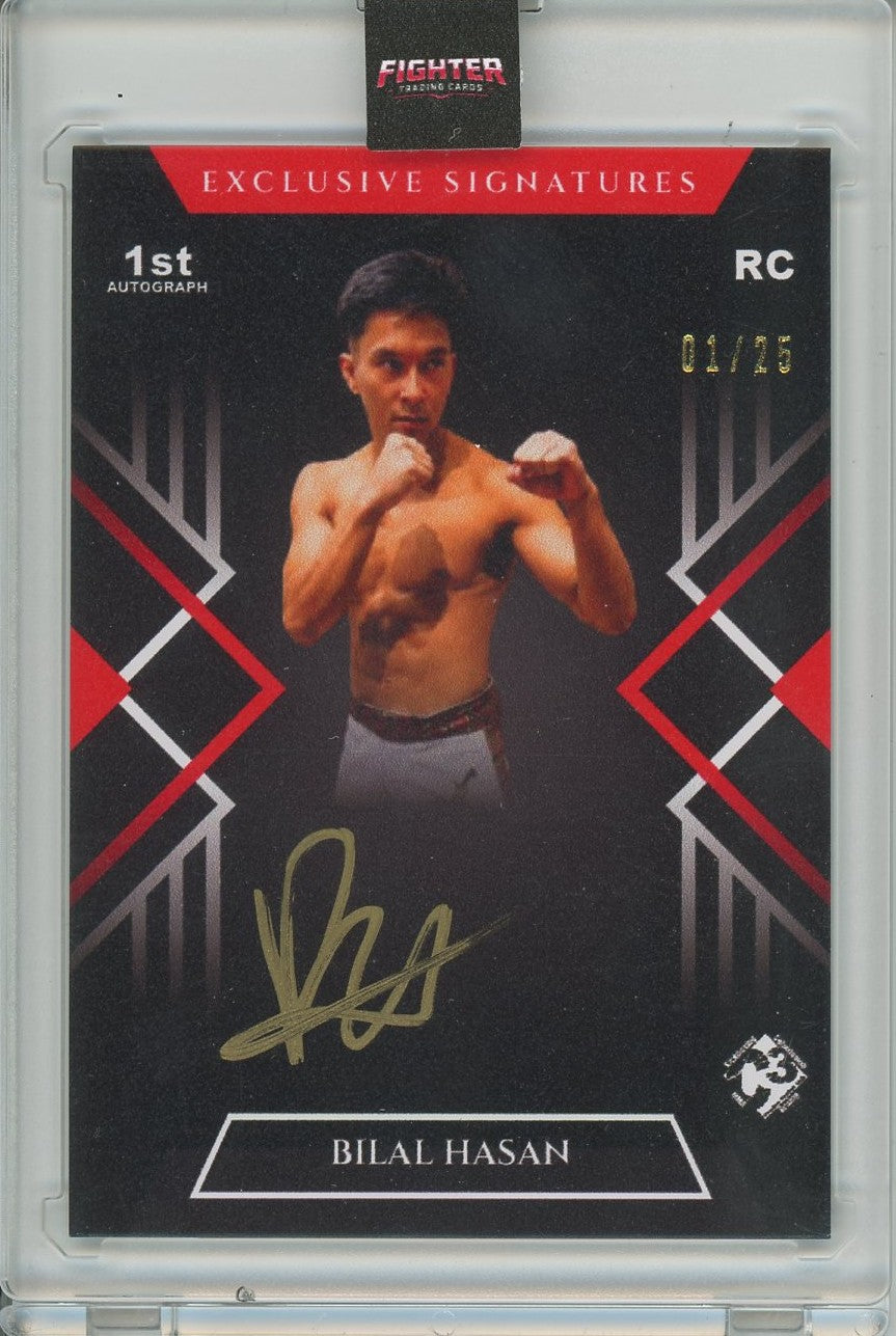 2026 Fighter Trading Cards x Charlies Combat Club Bilal Hasan Exclusive Signatures Box