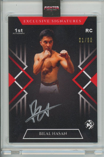 2026 Fighter Trading Cards x Charlies Combat Club Bilal Hasan Exclusive Signatures Box